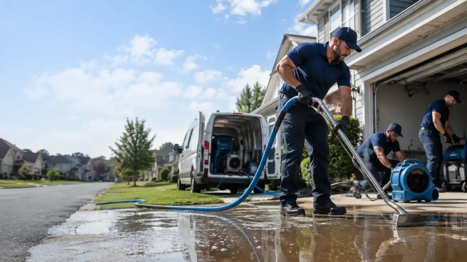 Flood Damage Restoration in South Vienna, OH
